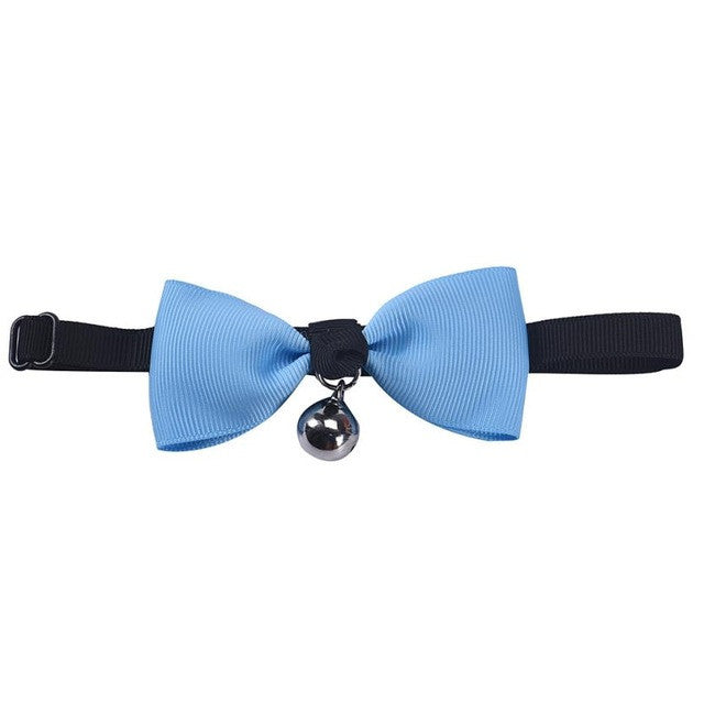 Adjustable Bow Tie Collar with Bell