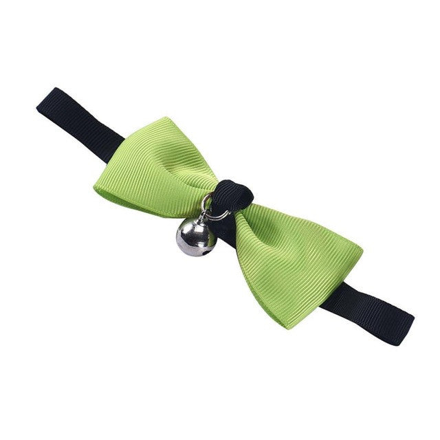 Adjustable Bow Tie Collar with Bell