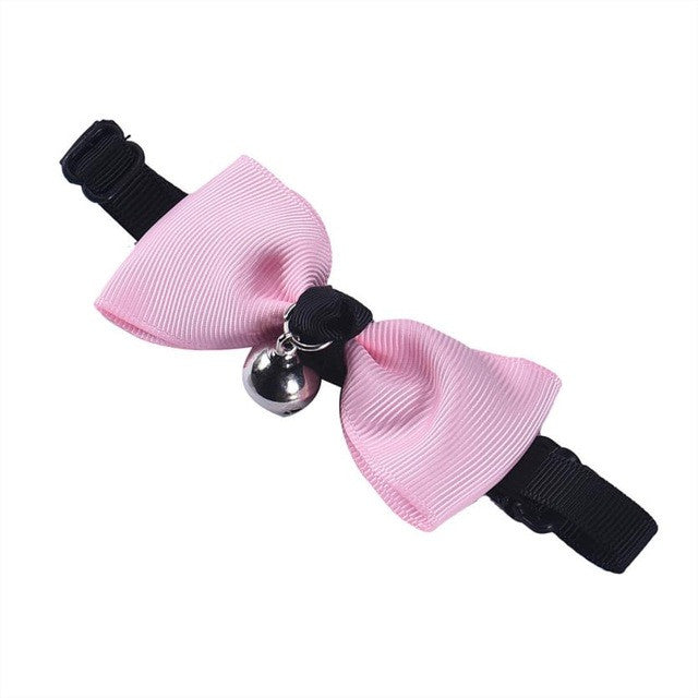 Adjustable Bow Tie Collar with Bell
